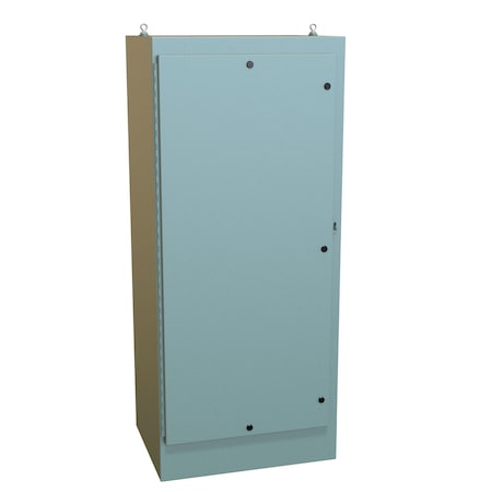 Hammond 1/4 Turn Latch Electrical Enclosures, 72.06 in H, 24.06 in D, 31.06 in W, NEMA 4, Steel 1418N4X24QT